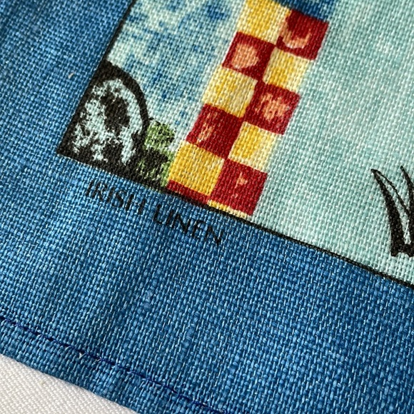 Irish linen kitchen towel New England by Ulster Weavers country pattern - Picture 3 of 9